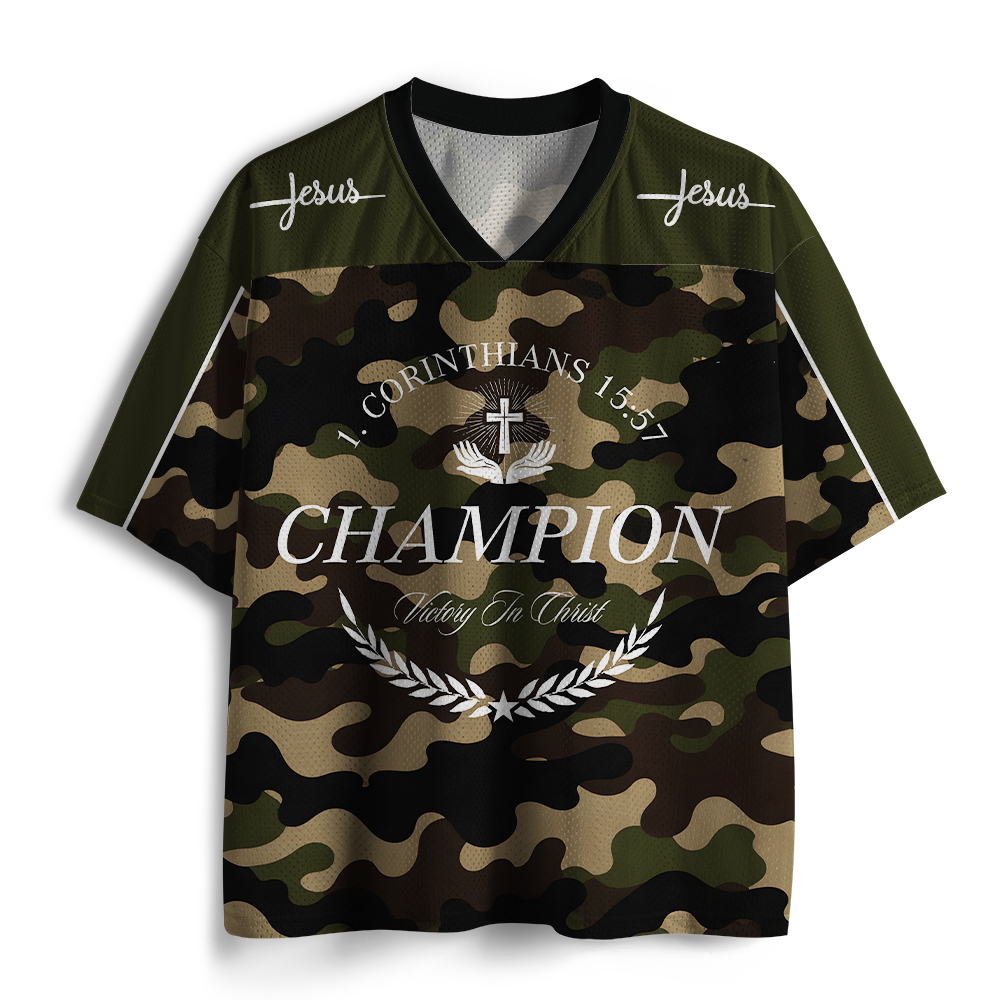 Victory In Christ Christian Mesh Jersey