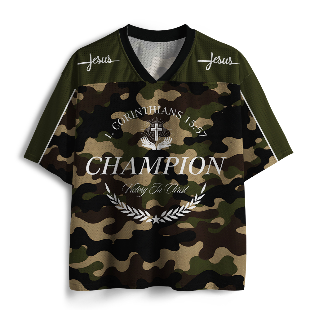 Victory In Christ Christian Mesh Jersey