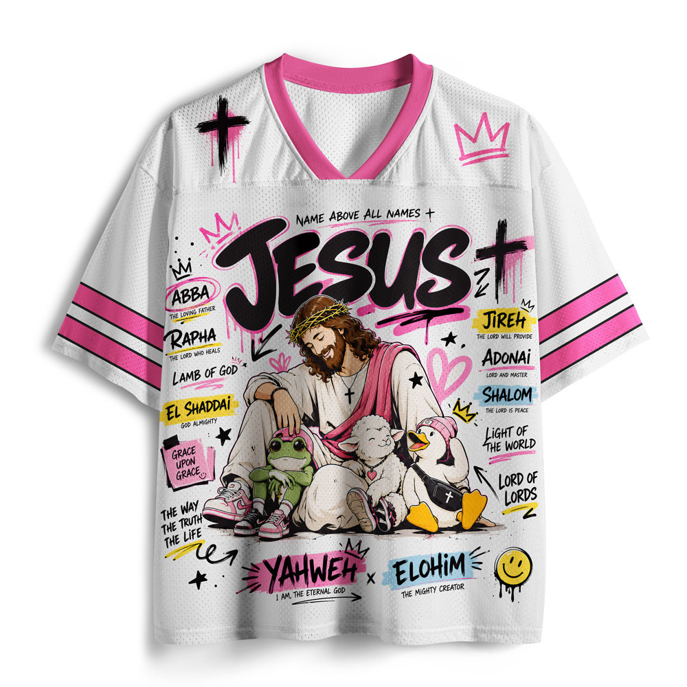 Name Of Jesus Christian Mesh Jersey  
