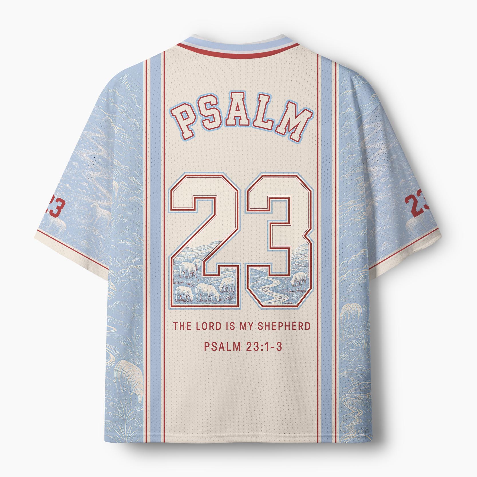 The Lord Is My Shepherd Christian Mesh Jersey  