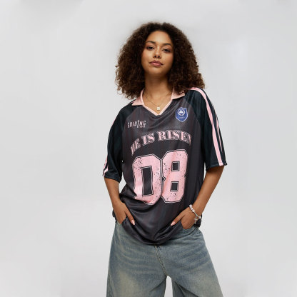 He Is Risen Christian Collar Jersey