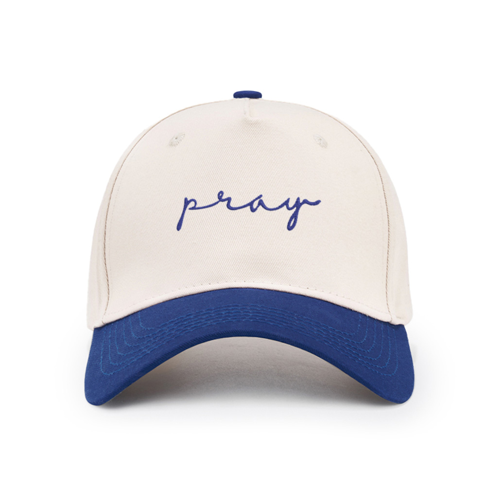 Pray Christian Color Block Hat