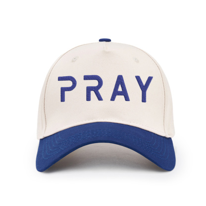 Pray Christian Color Block Hat