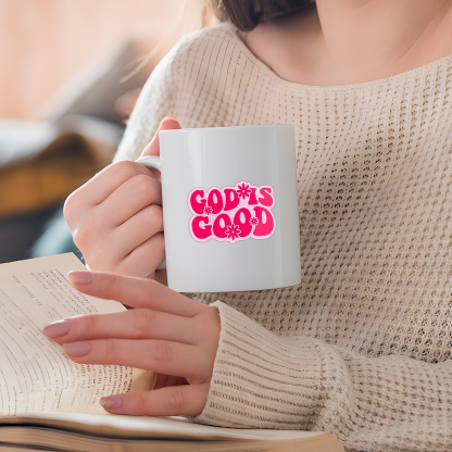 God Is Good Christian Stickers 