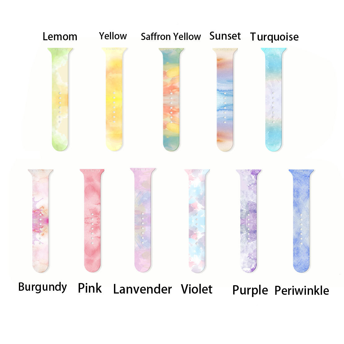 You Are Beautiful Scripture Tie Dye Christian Watch Band
