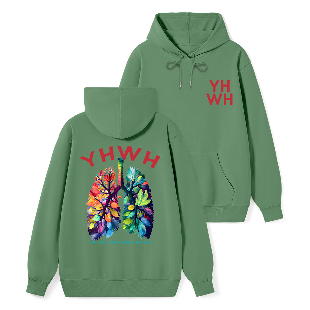YHWH Leaf Classic Christian Hoodie
