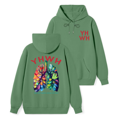 YHWH Leaf Classic Christian Hoodie