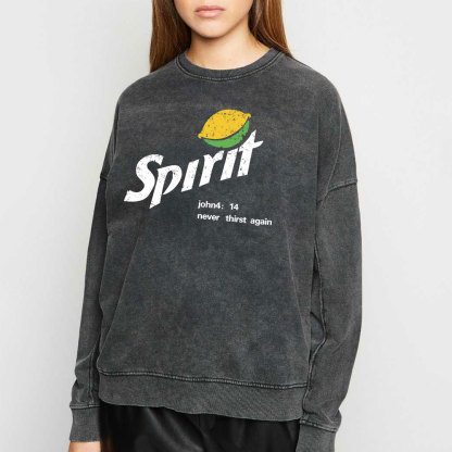 Spirit Christian Washed Sweatshirt