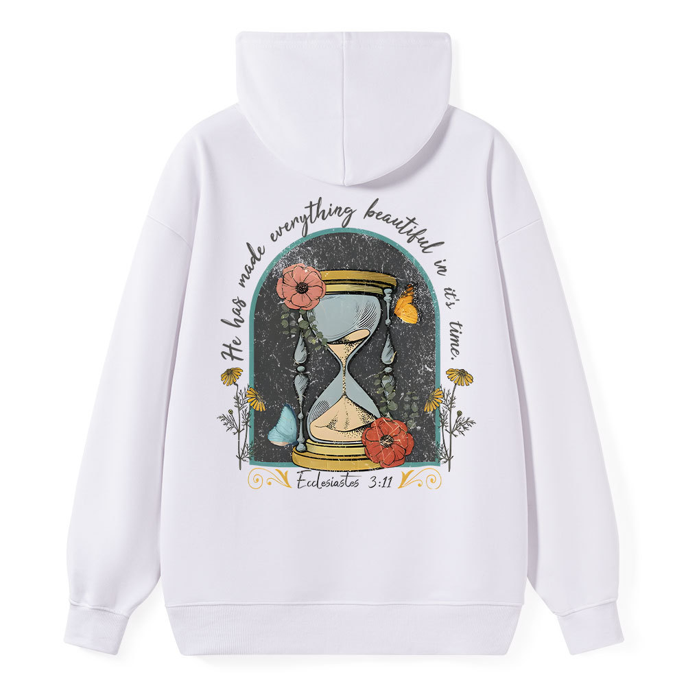 He Has Made Everything Beauty Classic Christian Hoodie