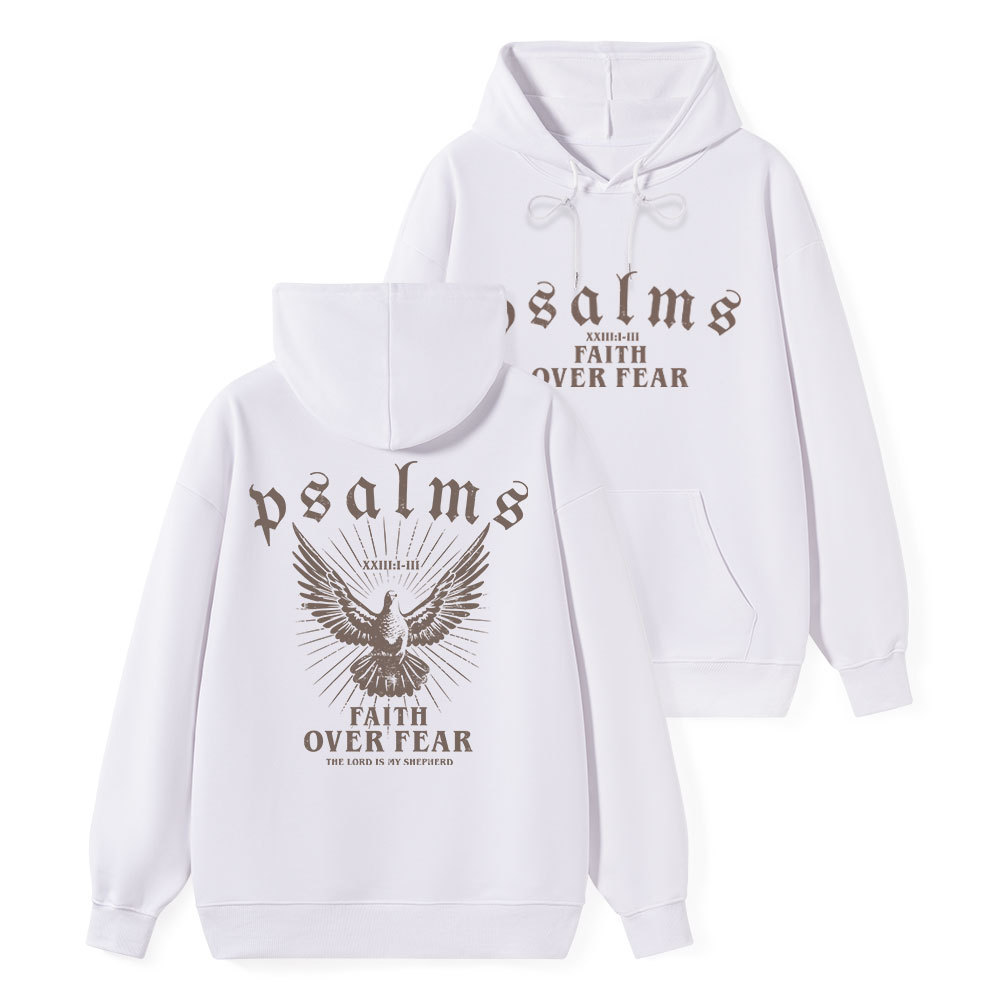 Faith Over Fear Classic Christian Hoodie