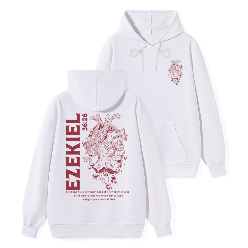 I Will Give You A New Heart And Put A New Spirit Classic Christian Hoodie