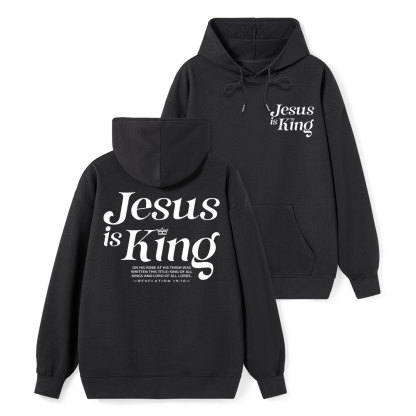 Jesus Is King Classic Christian Hoodie
