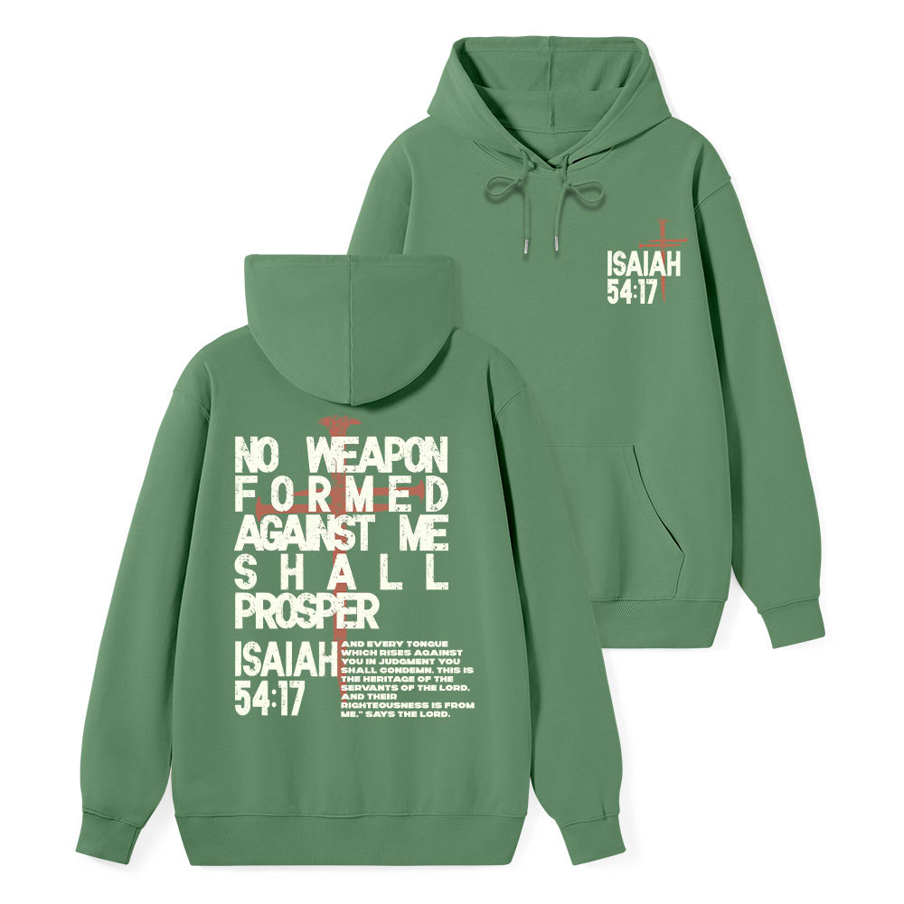 No Weapon Classic Christian Hoodie