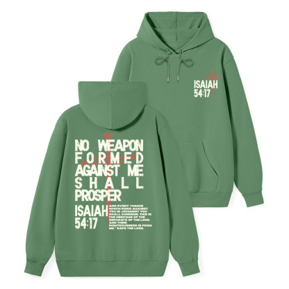 No Weapon Classic Christian Hoodie