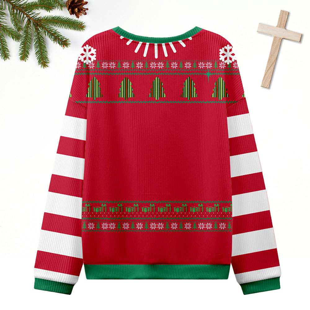 God's Silliest Goose Christian Ugly Christmas Sweatshirt