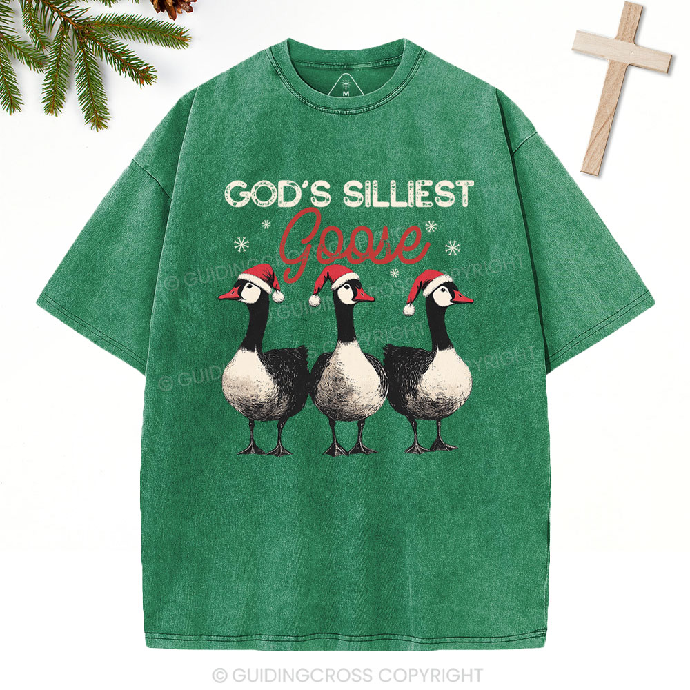 GOD’S SILLIEST Christian Washed T-Shirt