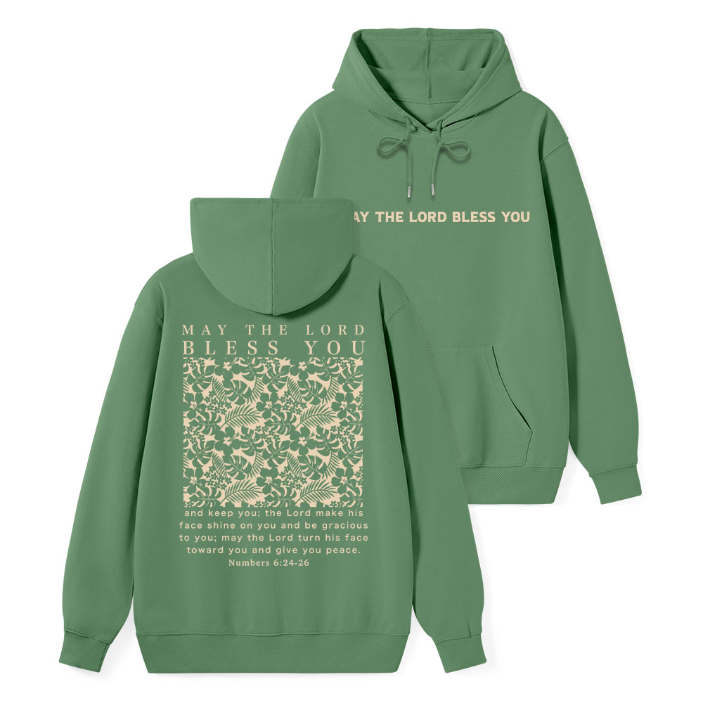 May The Lord Blessed You Classic Christian Hoodie