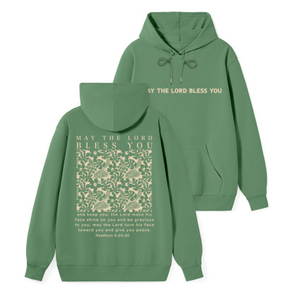 May The Lord Blessed You Classic Christian Hoodie