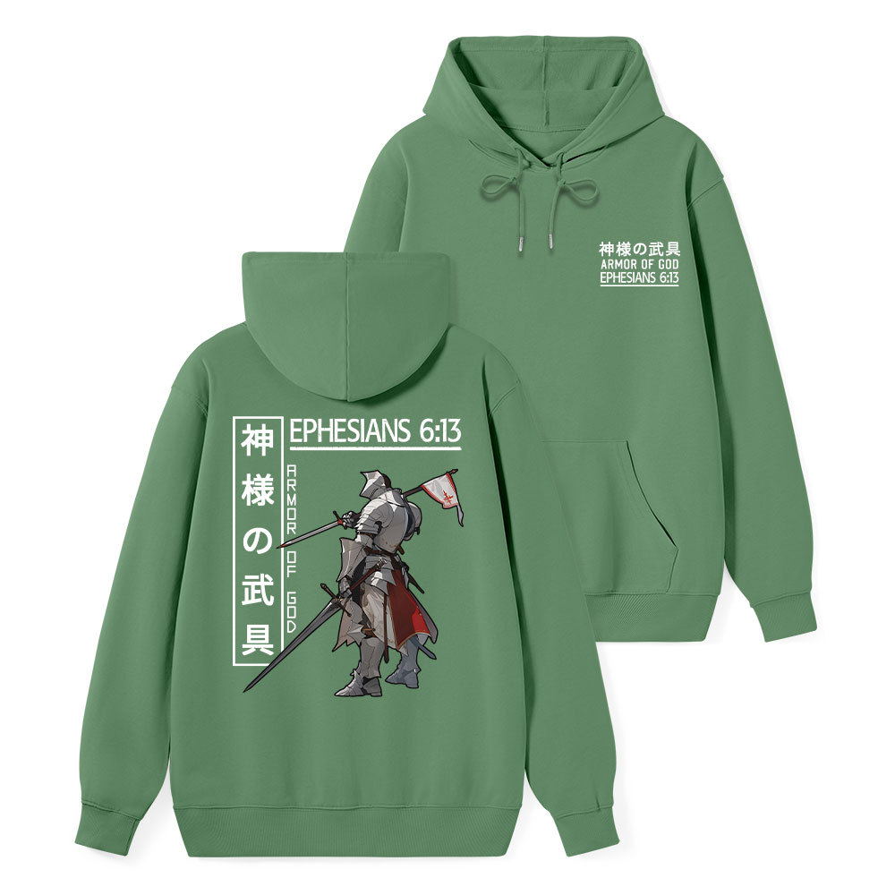 Armor Of God Anime Classic Christian Hoodie
