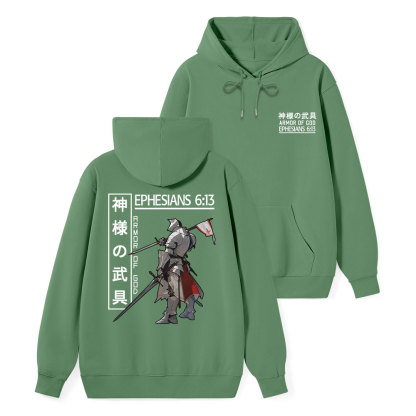 Armor Of God Anime Classic Christian Hoodie