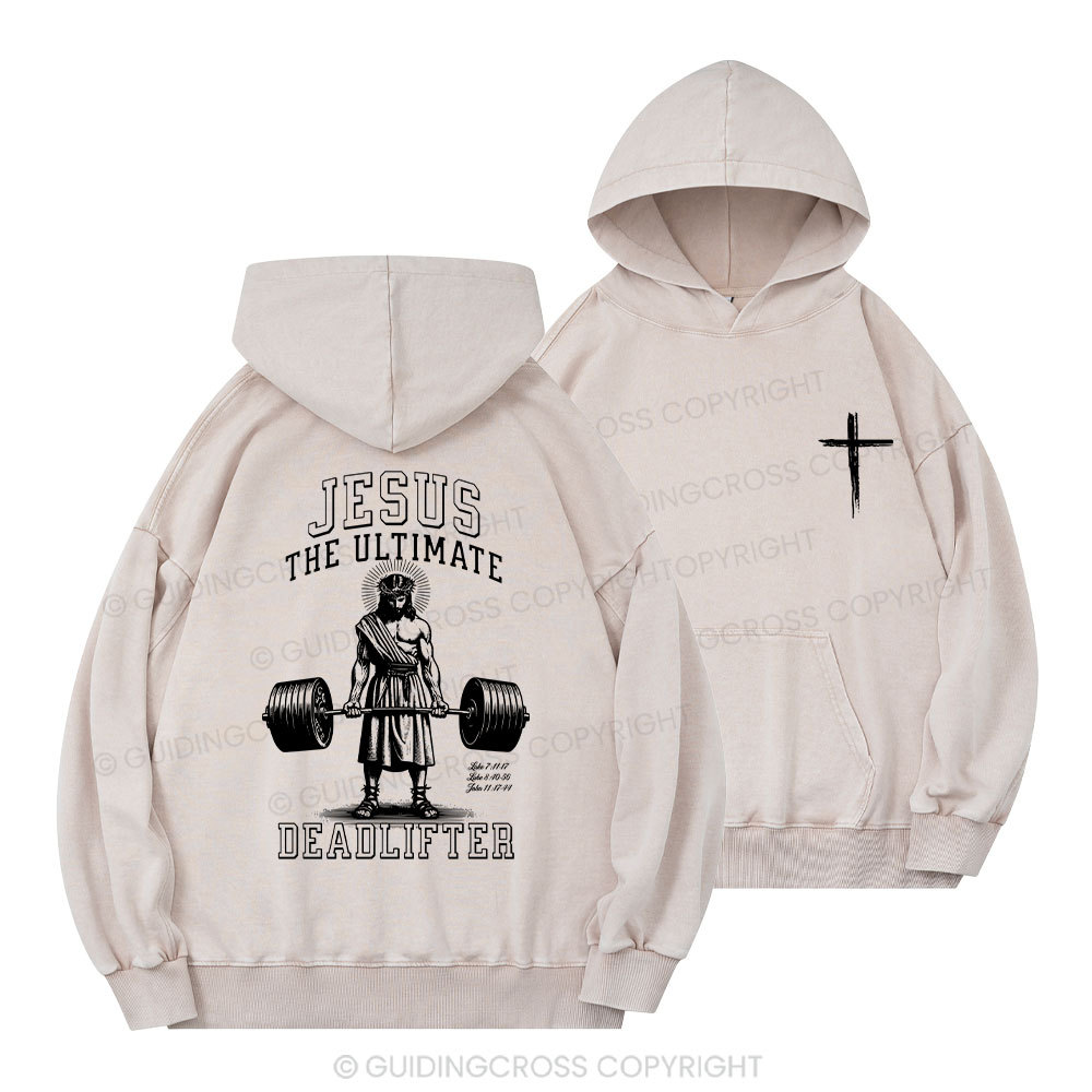 Faithful Polo Bear By Guidingcross Christian Washed Hoodie Sale - GuidingCross