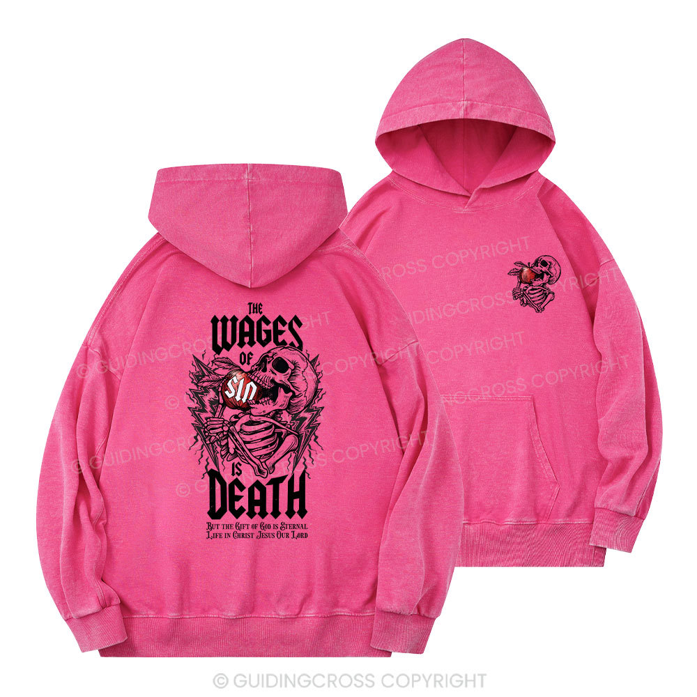 The Waves Of Sin Christian Washed Hoodie