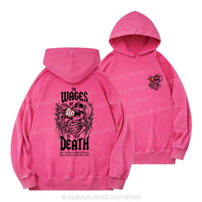 The Waves Of Sin Christian Washed Hoodie