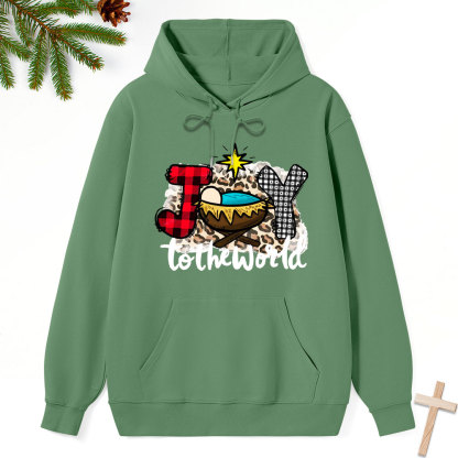 Joy To The World Classic Christian Hoodie