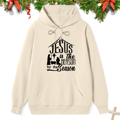 Nativity Jesus Is the Reason for the Season Classic Christian Hoodie