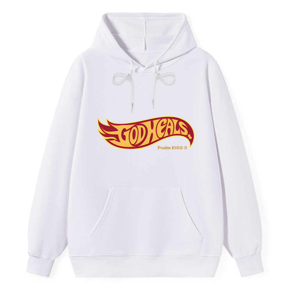 God Heals Classic Christian Hoodie