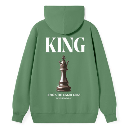 Jesus Is The King Of Kings Classic Christian Hoodie