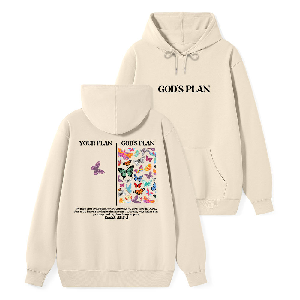 Your Plan And God's Plan Classic Christian Hoodie