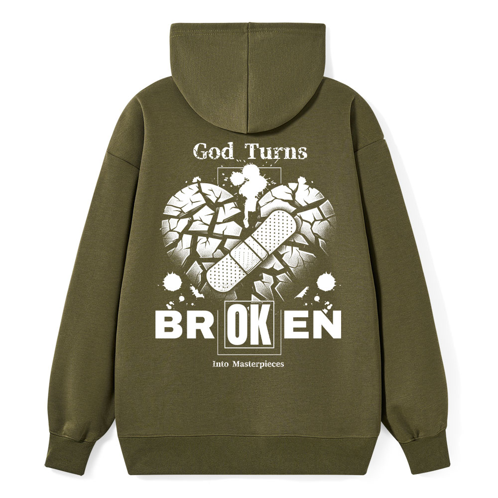 Broken Classic Christian Hoodie