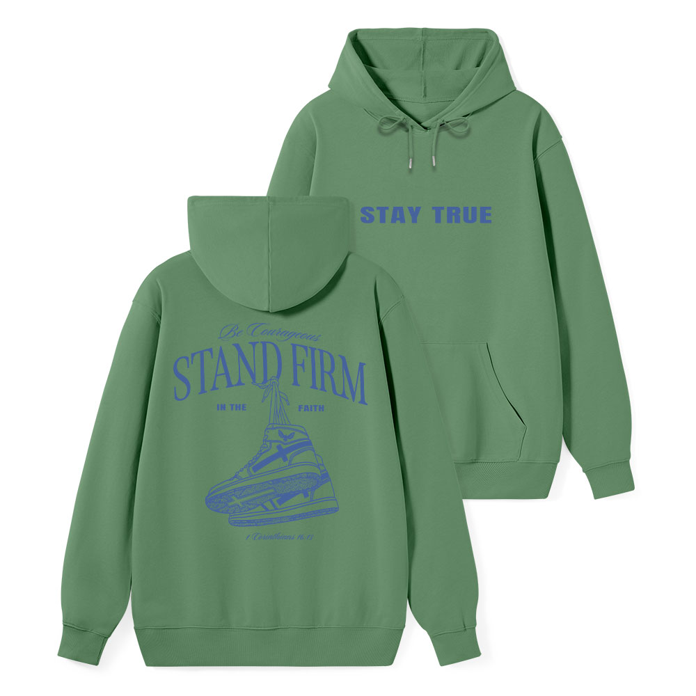 Stand Firm Classic Christian Hoodie