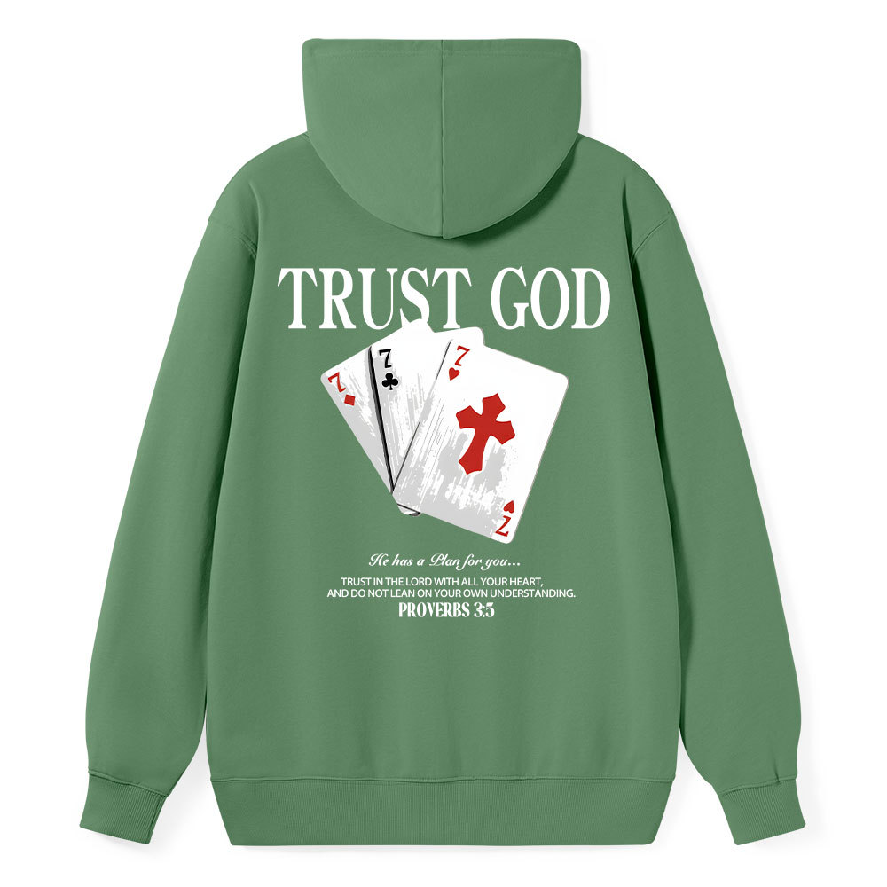 Trust God Classic Christian Hoodie