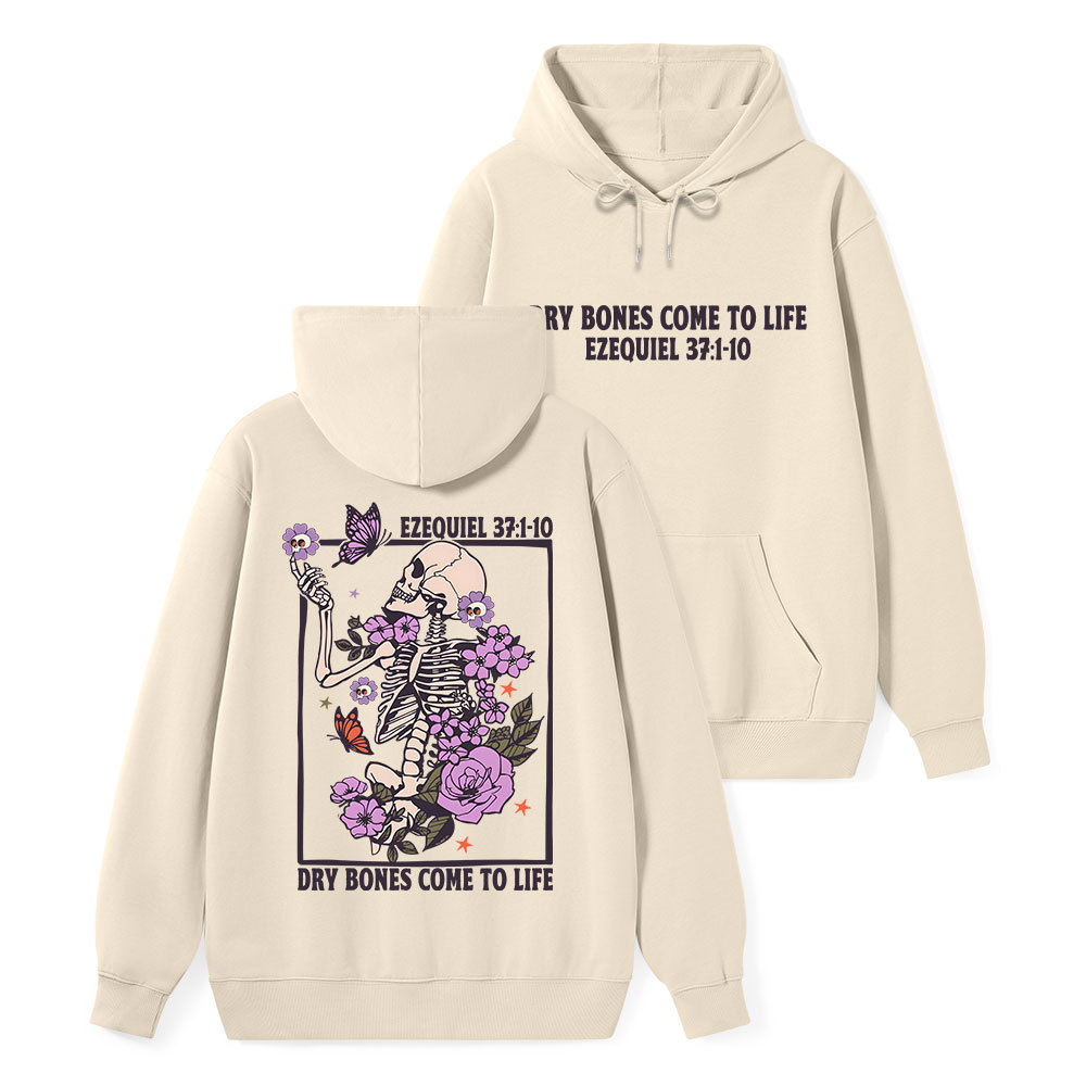 Dry Bones Come To Life Classic Christian Hoodie