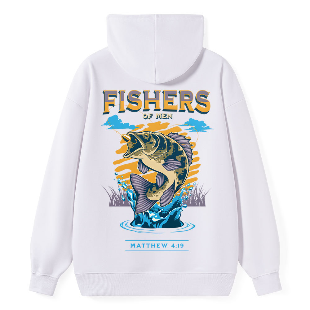 Fishers Of Men Matthew 4:19 Christian Hoodie