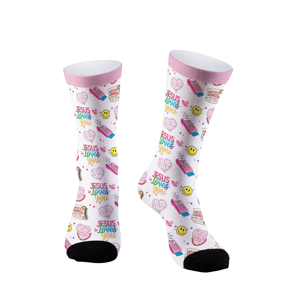 Jesus Lover You Christian Socks