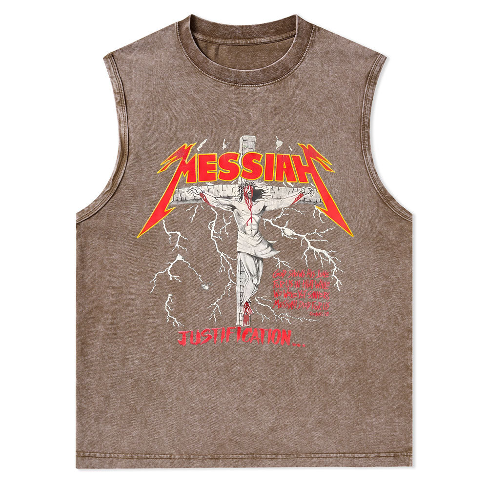 Messiah Christian Washed sleeveless Tee