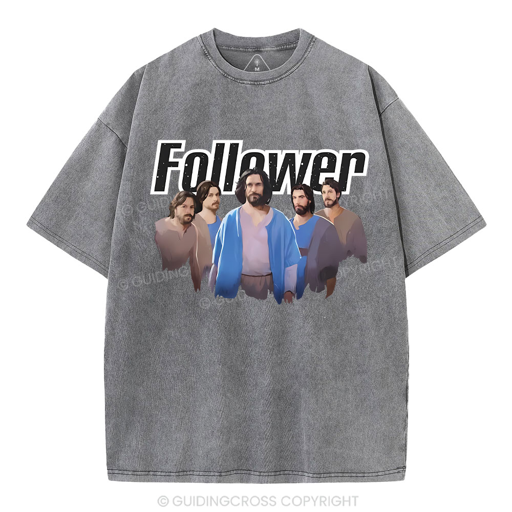 Follower Christian Washed T-Shirt