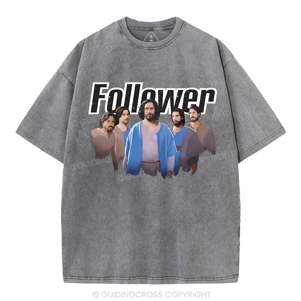 Follower Christian Washed T-Shirt
