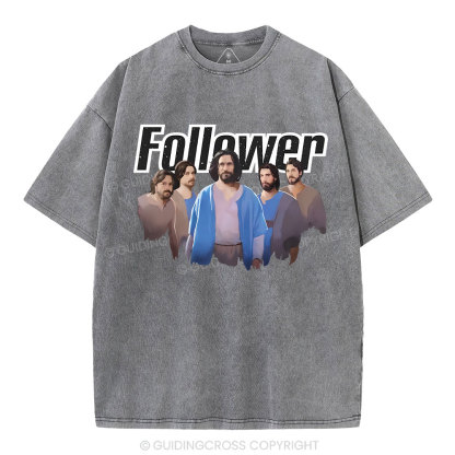 Follower Christian Washed T-Shirt