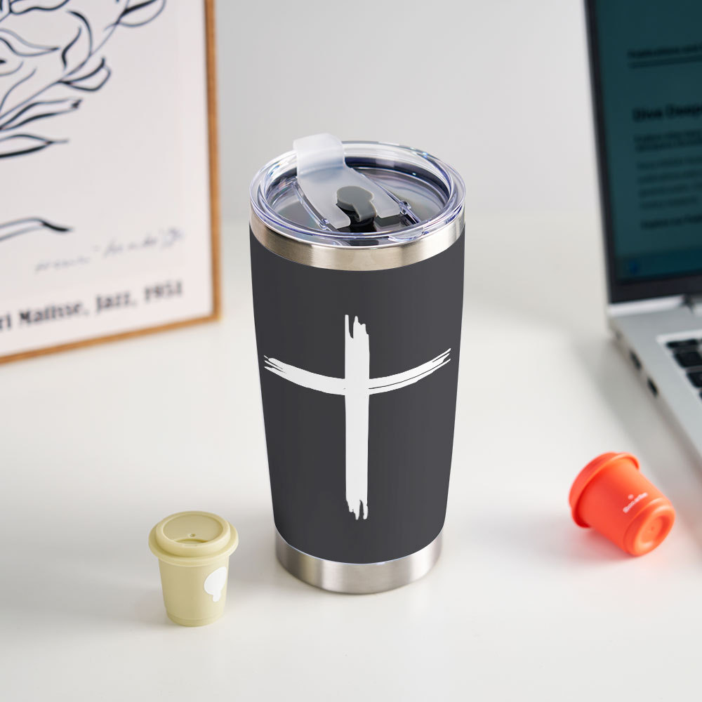 Jesus Died For Me Now I Live Christian 20OZ Tumbler