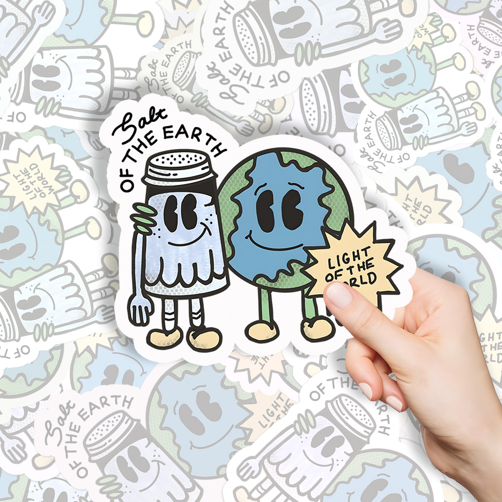 Light Of The World Christian Stickers