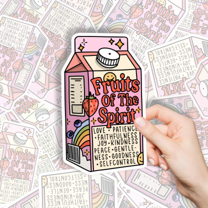 Fruit Of Spirit Christian Stickers