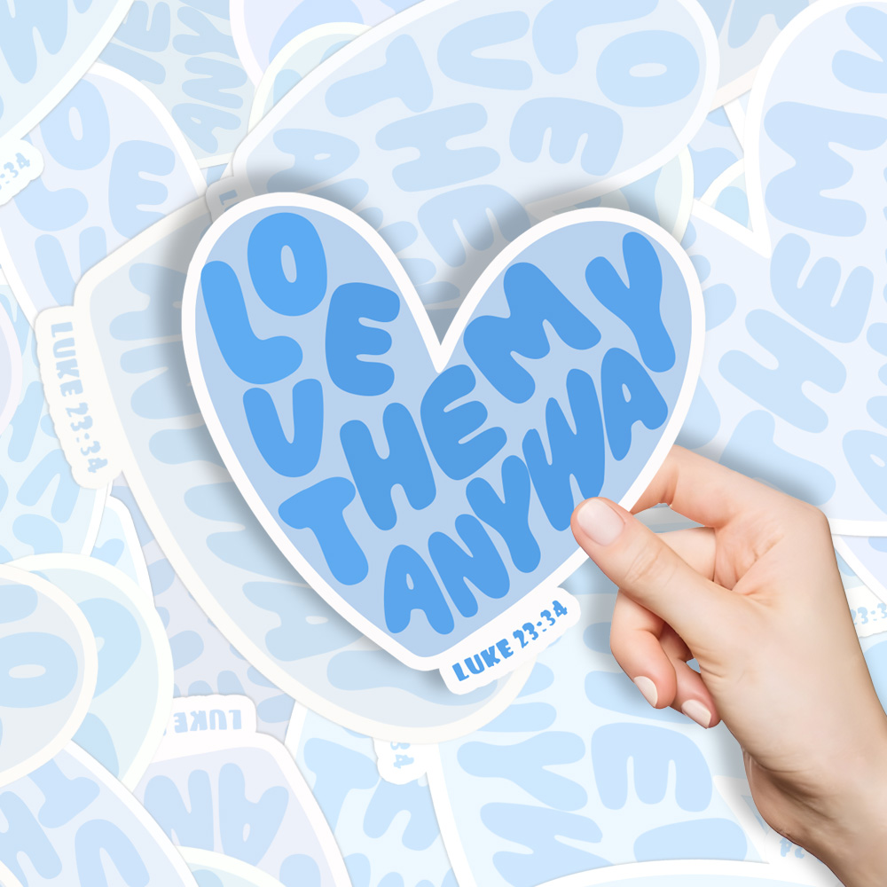 Love Them Christian Stickers