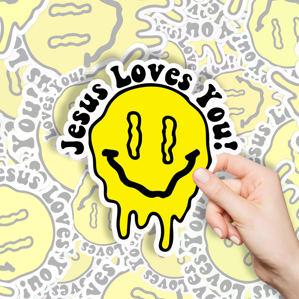 Jesus Love You Christian Stickers