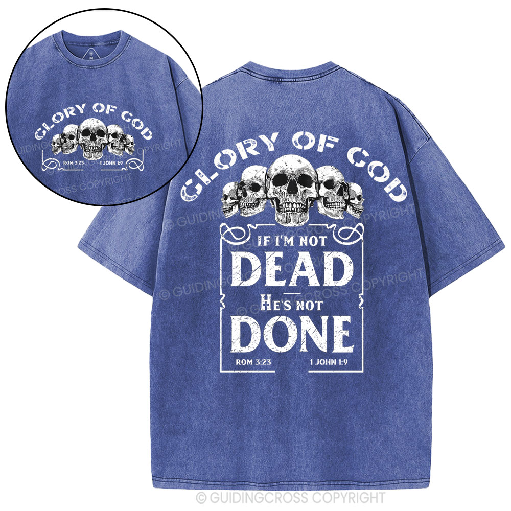 Glory Of God Christian Washed T-Shirt