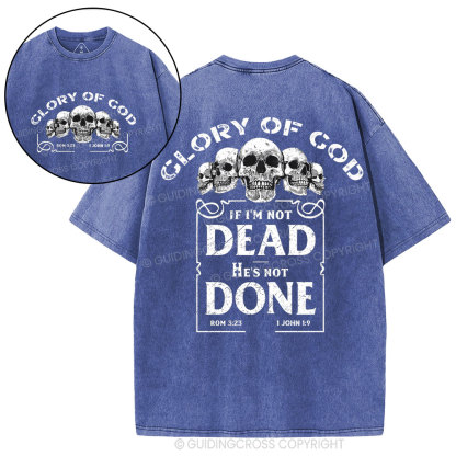 Glory Of God Christian Washed T-Shirt