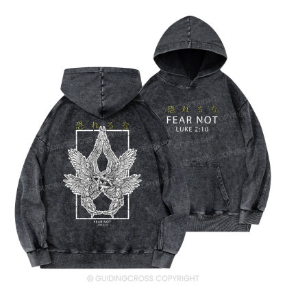 Fear Not Christian Washed Hoodie